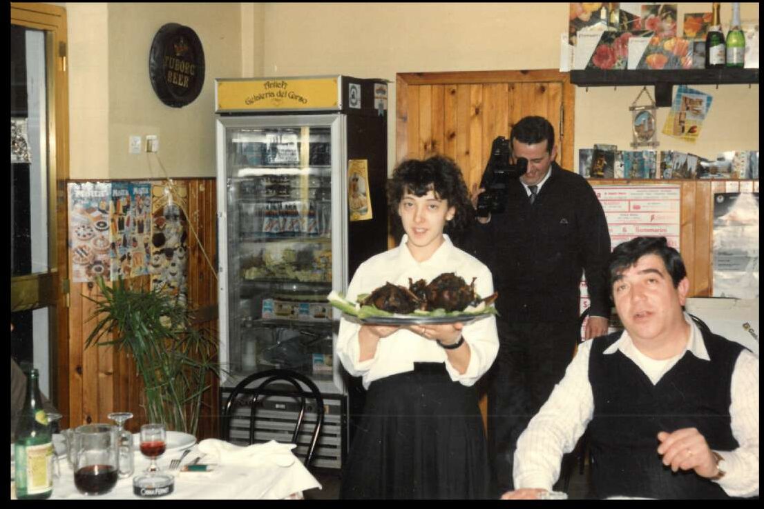 La sala dell'Antica Trattoria Ugolini